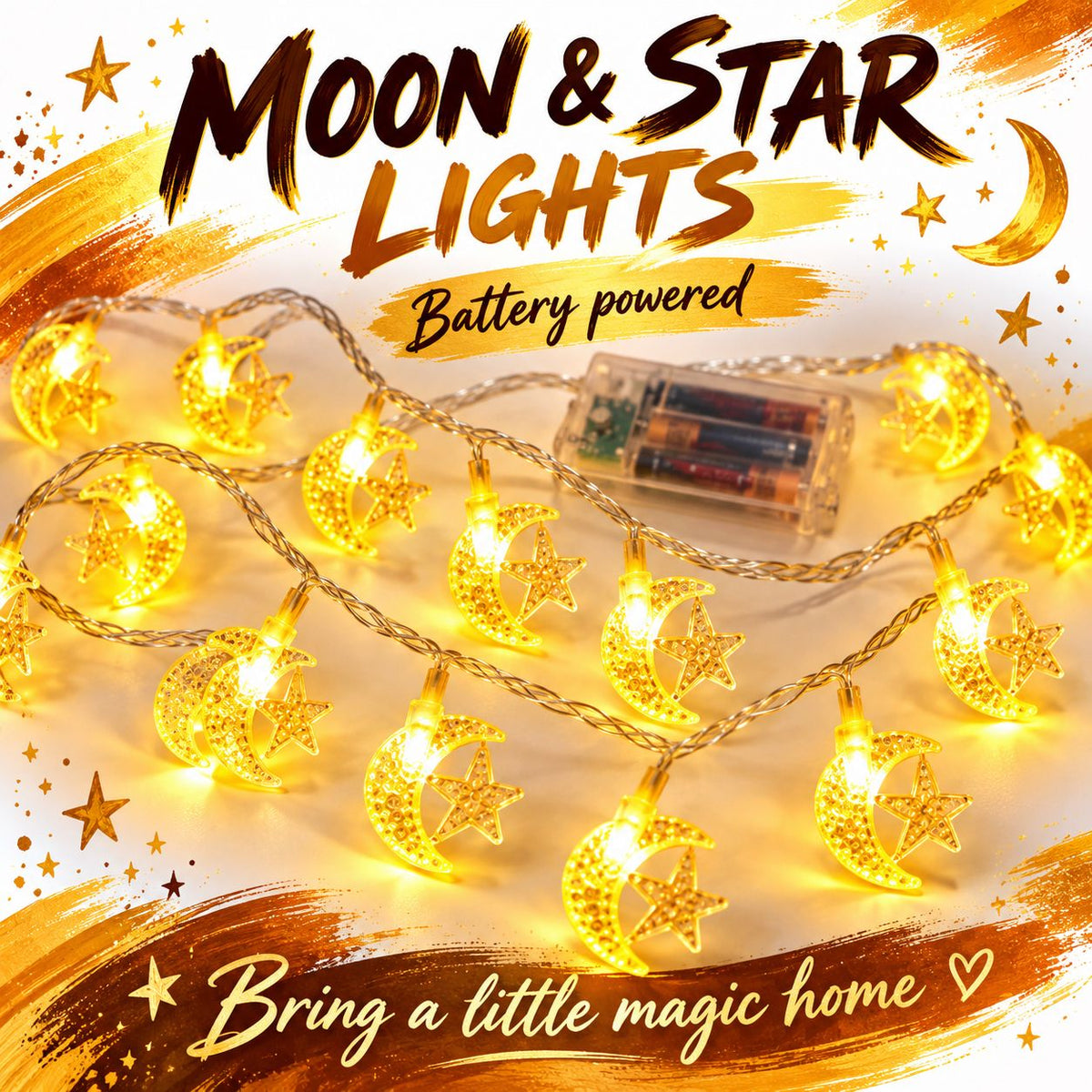Battery Powered String Lights - 3m 20 Lights