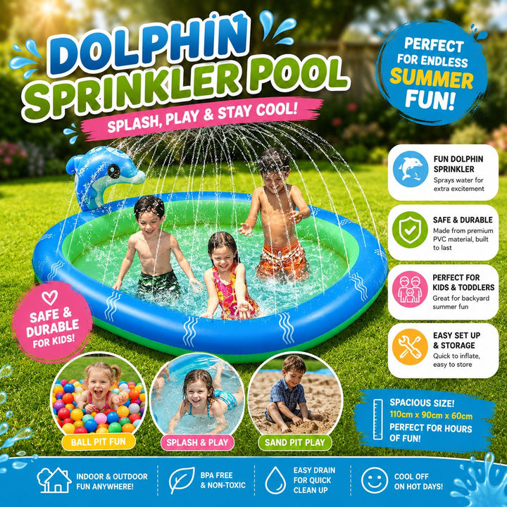 Dolphin Sprinkler Pool