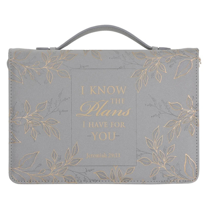 I Know the Plans I Have for You Bible Bag - Grey