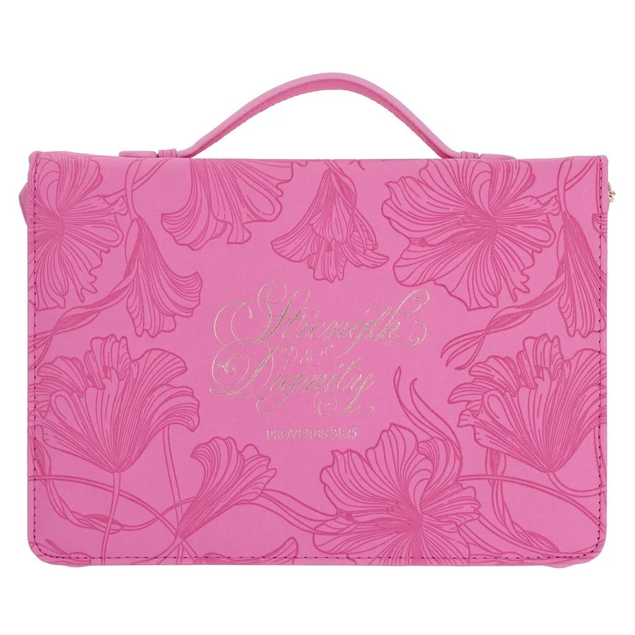 Strength and Dignity Bible Bag - Pink