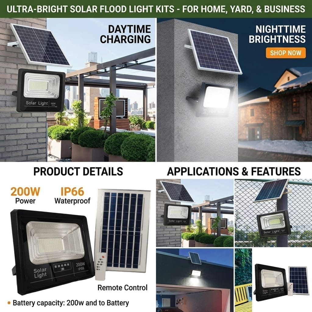 Solar LED Flood Lights