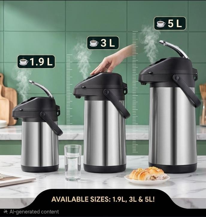 Premium Stainless Steel Airpot Flasks