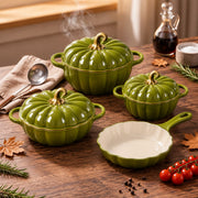 7-Piece Pumpkin-Shaped Cookware Set