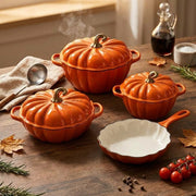 7-Piece Pumpkin-Shaped Cookware Set