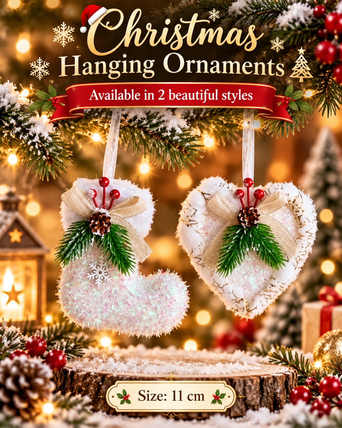 Christmas Festive Hanging Ornaments