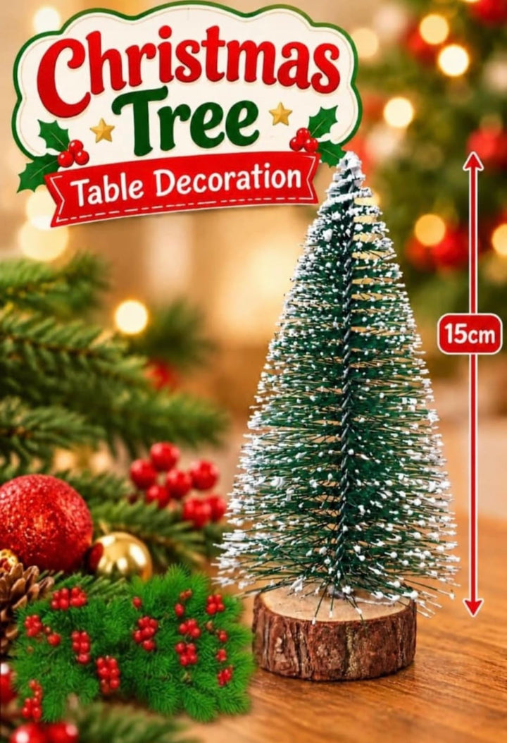 Christmas Tree Table Decorations – Set of 2 (15cm)
