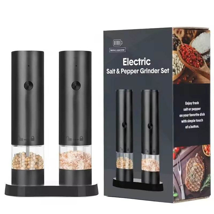 USB Rechargeable Electric Salt & Pepper Grinder Set