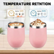 BIGRD Double-Walled Stainless Steel Insulated Tumbler 300–350ml