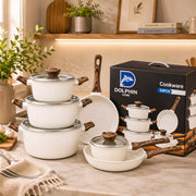 Dolphin Home 10-Piece Non-Stick Cookware Set