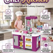 Kiddies Chef Kitchen – Complete Pretend Play Kitchen Set
