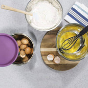 5-Piece Stainless Steel Mixing & Storage Bowl Set with Lids – Type 1