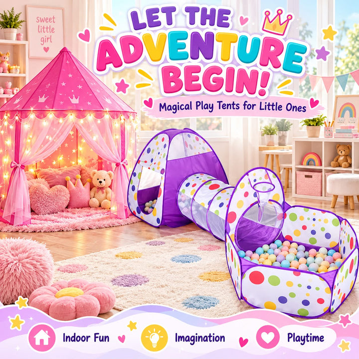 The Adventure Room – Toddler Tunnel & Tent