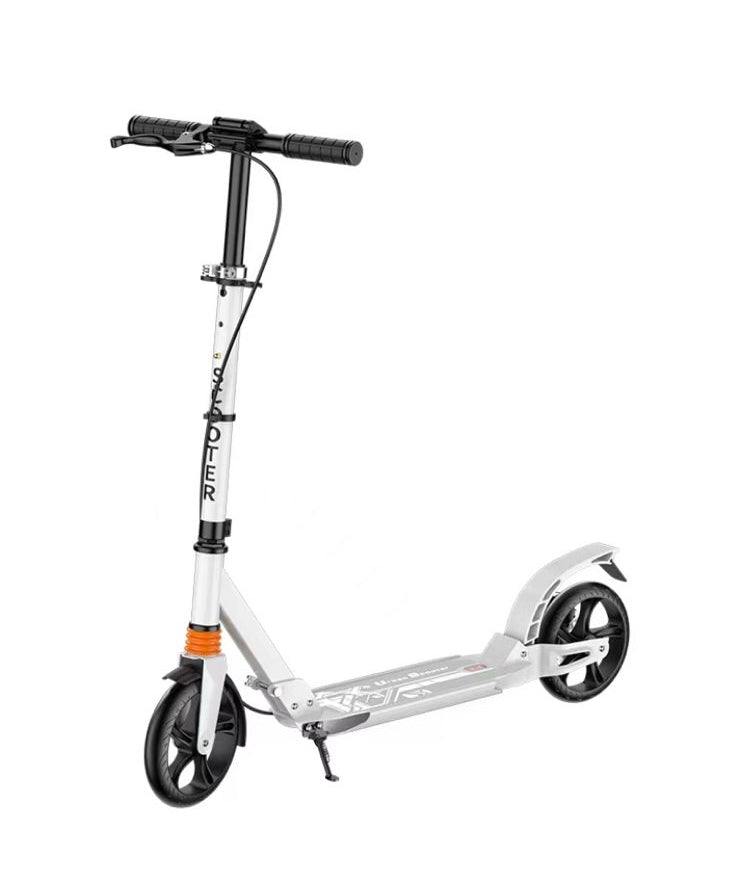 Kick Scooter – White & Black