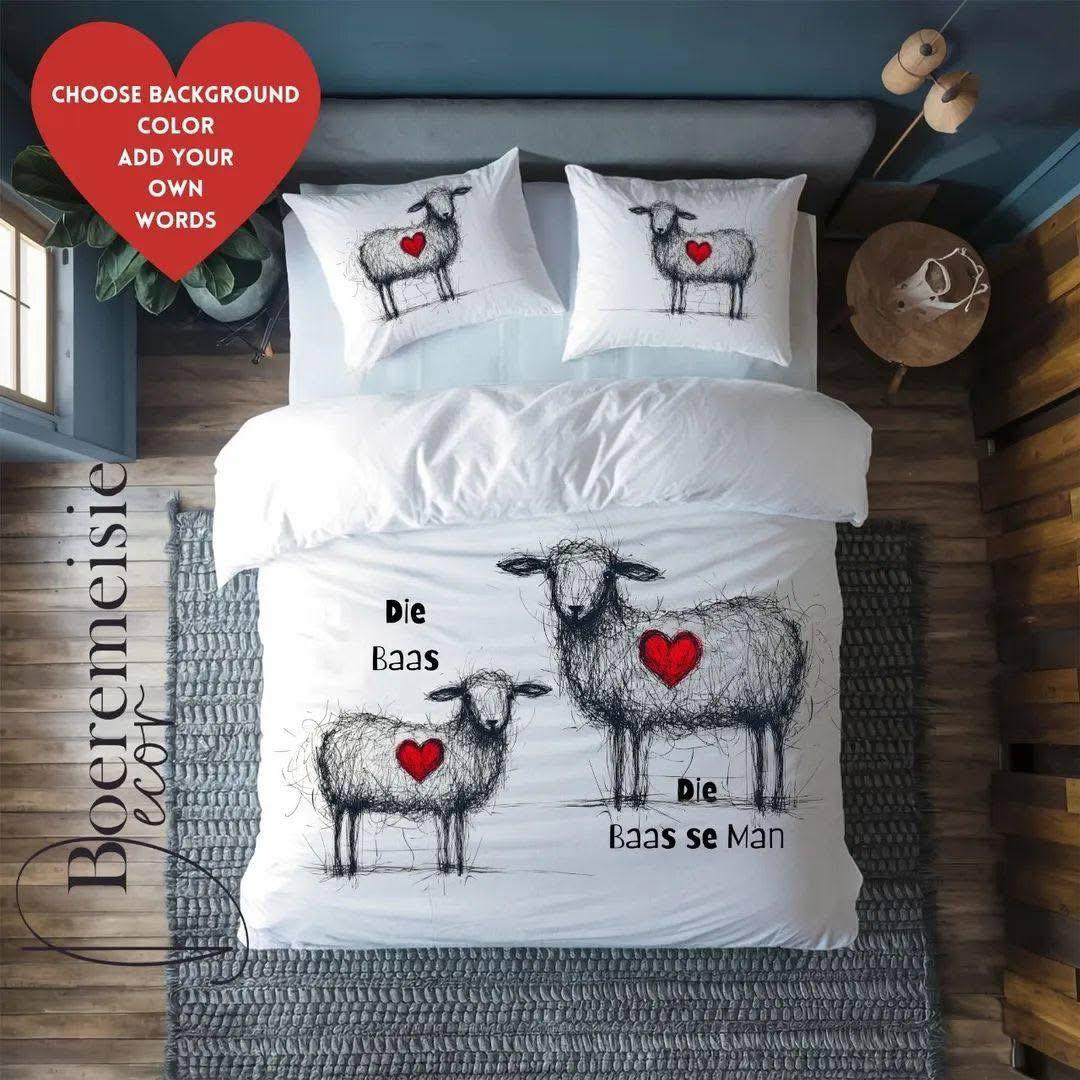 Die Baas / Die Baas se vrou Skaap (personalised option)
