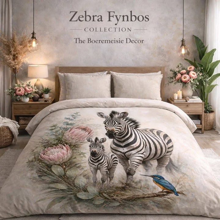 Zebra Fynbos - Duvet Set