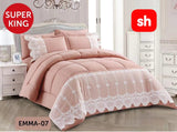 Five Piece EMMA Comforter Set - Super King