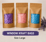 Window Kraft Bags Large