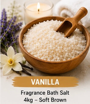 Vanilla Fragranced Bath Salt Kit 4kg