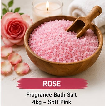Rose Fragranced Bath Salt Kit 4kg