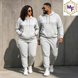 Unisex Plain Tracksuit Set