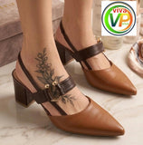 Ladies’ Fancy Low-Heeled Shoes