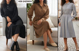 Women's Dress With Buttons