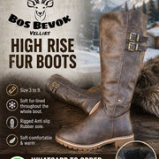 BosBeVok High Rise Fur Boots