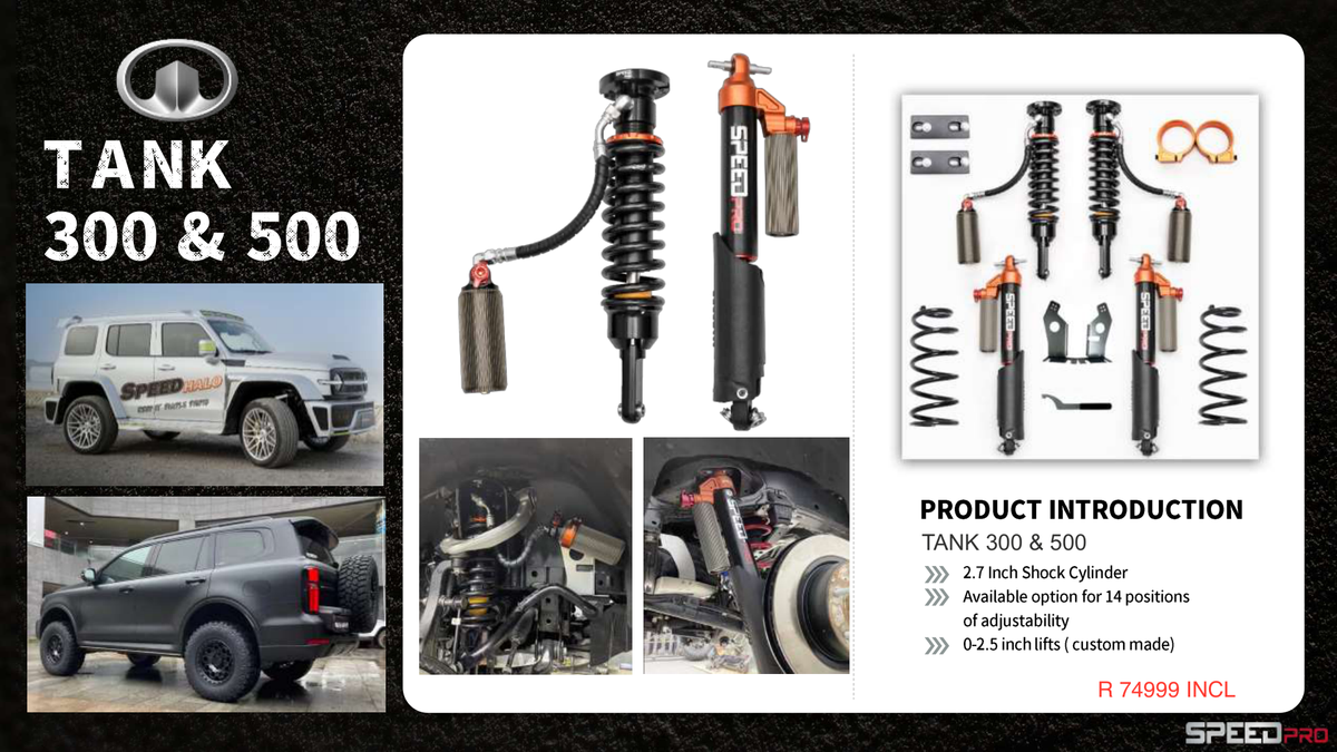 GWM Tank 300 & 500 Speed Shock Absorber