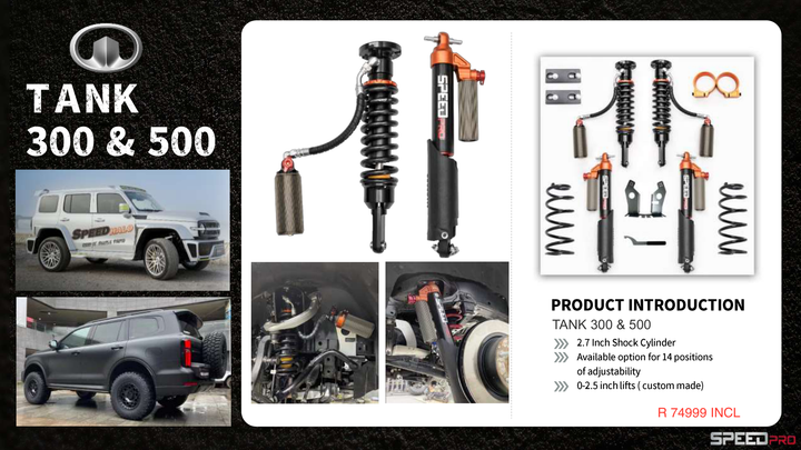 GWM Tank 300 & 500 Speed Shock Absorber
