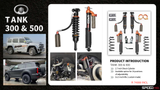 GWM Tank 300 & 500 Speed Shock Absorber