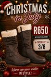 July Fleece-Lined Ladies Boots