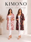 Ladies Floral Kimono