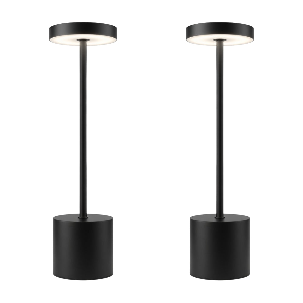 AICOM - Rechargeable LED Table Lamp Touch Control Portable Desk Light-2pack