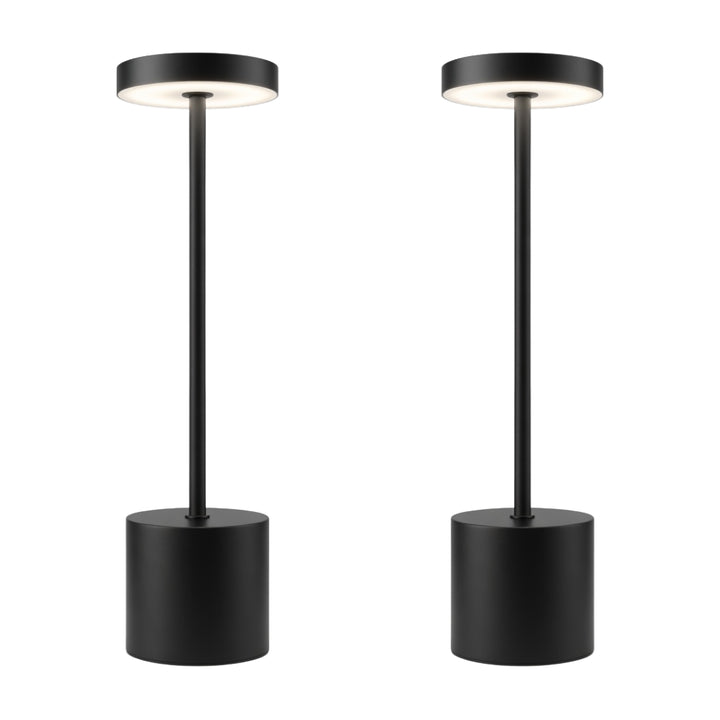 AICOM - Rechargeable LED Table Lamp Touch Control Portable Desk Light-2pack