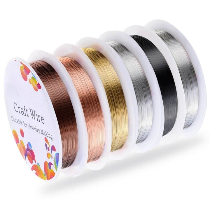 6 Pack Jewelry Beading Wire for Jewelry Making Supplies and Craft