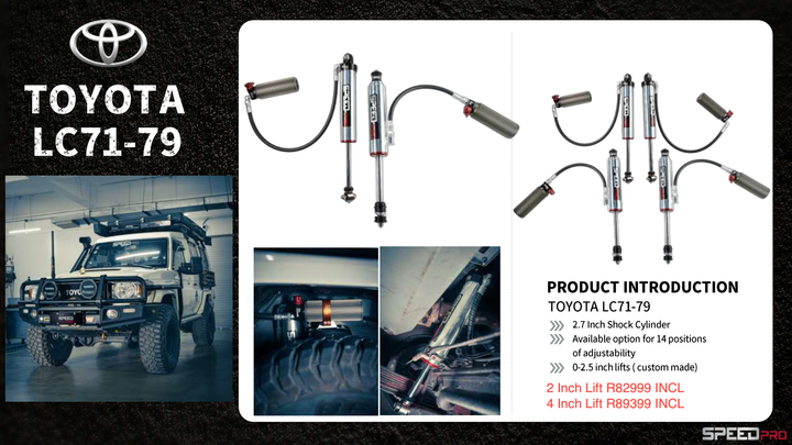 Toyota Land Cruiser 70 Speed Shock Absorber